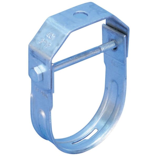 401 Clevis Hanger, EG, PG, 1/2" Pipe, 15 DN, 0.84" (21 mm) OD, 3/8" (M10) Rod