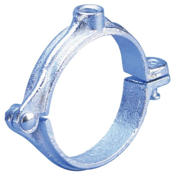 455 Malleable Split Ring Hanger, EG, 2" Pipe, 2.375" (60.3 mm) OD, 3/8" Rod