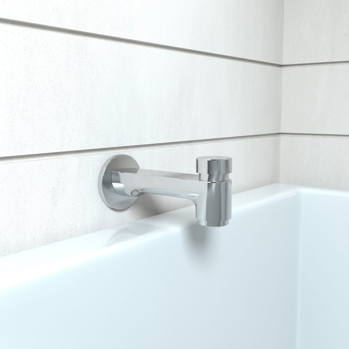 hansgrohe Metris S Tub Spout with Diverter in Chrome