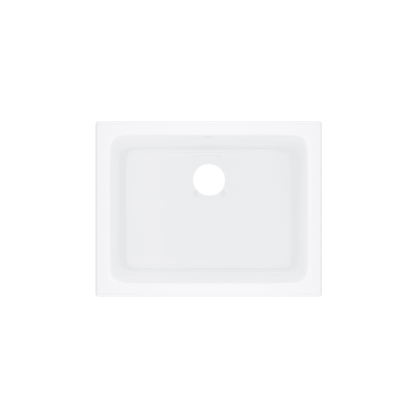 Allia™ 24" Fireclay Single Bowl Undermount Kitchen Or Laundry Sink in White