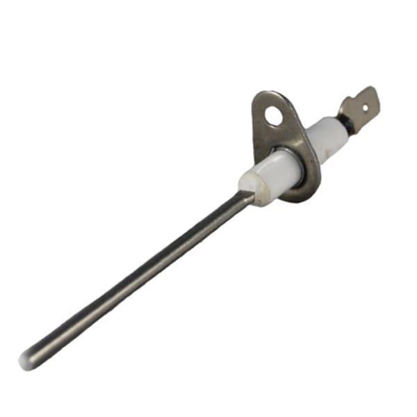 Packard Flame Sensor with ceramic insulator, single rod, replaces Goodman 013F00010, 20488501, B1172606