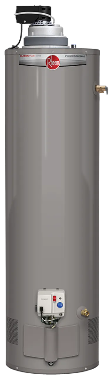 Rheem PRO+G29-60N-RH70-ID 29 Gallon 60,000 Btu/h Professional Classic Plus® Induced Draft Natural Gas Water Heater