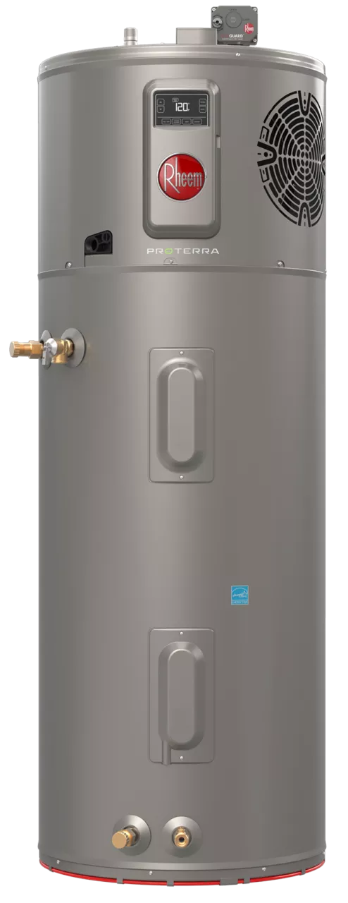 Rheem® PROPH65-T2-RH375-SO 65 Gallon Professional Prestige® ProTerra® Hybrid Electric Water Heater with 4500 W Elements and Leak Guard