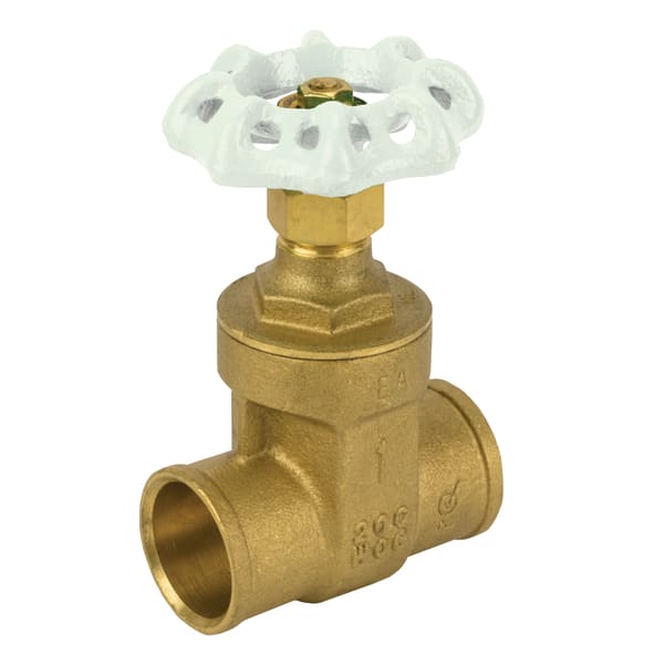 1-1/2" Sweat - Gate Valve, Non-rising Stem, Solder Connection, 200 WOG