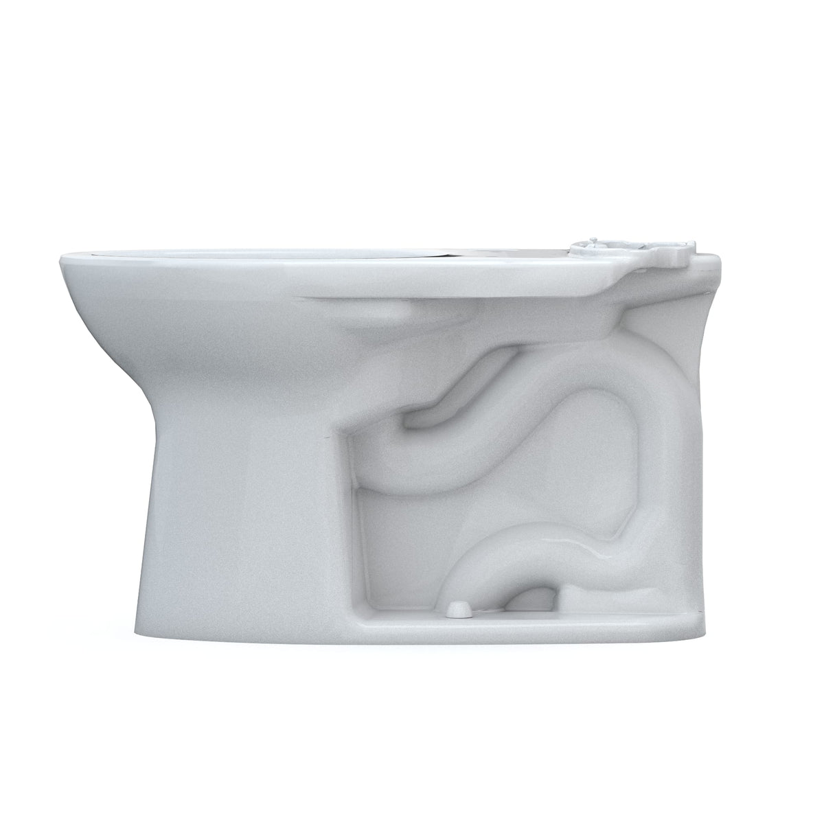 Toto C776CEFGT40.10#01 Drake Elongated Universal Height TORNADO FLUSH® Toilet Bowl, 10" Rough-In, Cotton White