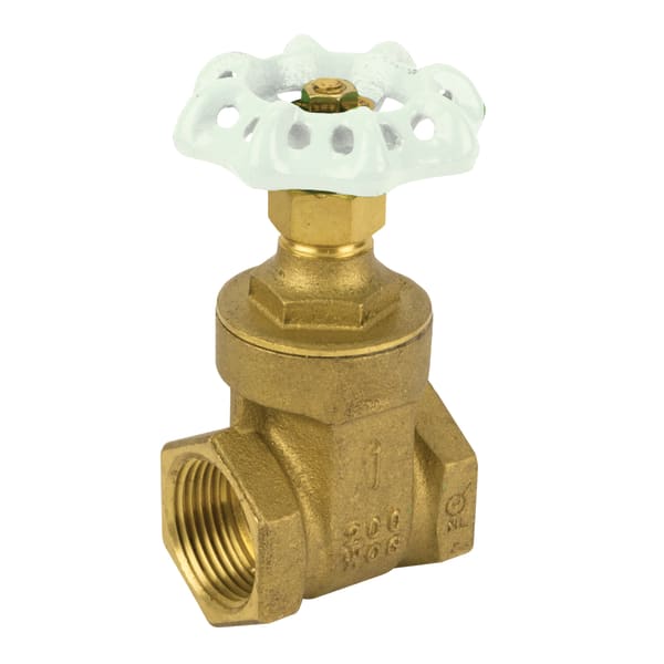 1-1/4" FIP - Gate Valve, Non-rising Stem, Threaded Connection, 200 WOG
