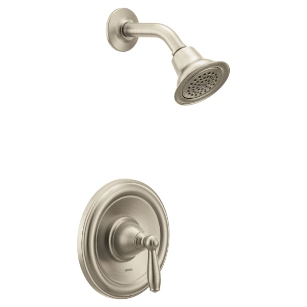 Moen Brantford Single-Handle Posi-Temp Shower Only Trim Kit in Brushed Nickel (Valve Sold Separately)