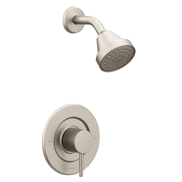 Moen Align Single-Handle Posi-Temp Shower Faucet Trim Kit in Brushed Nickel (Valve Sold Separately)