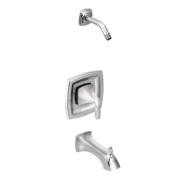 Moen Voss Posi-Temp Tub and Shower Trim Kit Less Showerhead in Chrome (Valve not included)