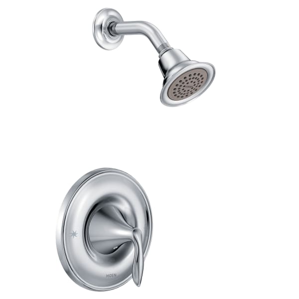 Moen Eva 1 Handle Eco-Performance Shower Trim Kit in Chrome