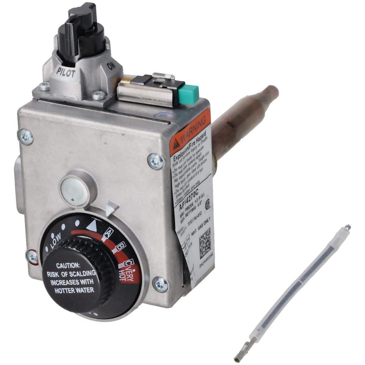 Rheem SP21195C WR Gas Valve & Pilot Adapter Kit NG
