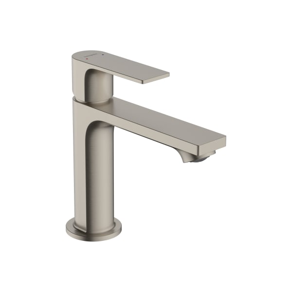 hansgrohe Rebris E Single-Hole Faucet 110 with Pop-Up Drain, 1.2 GPM in Brushed Nickel