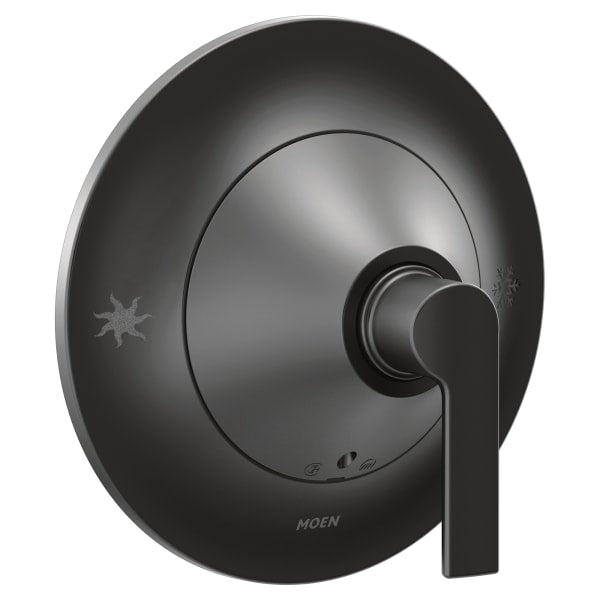 Moen Doux 1-Handle Posi-Temp Valve Trim Kit in Matte Black (Valve Not Included)