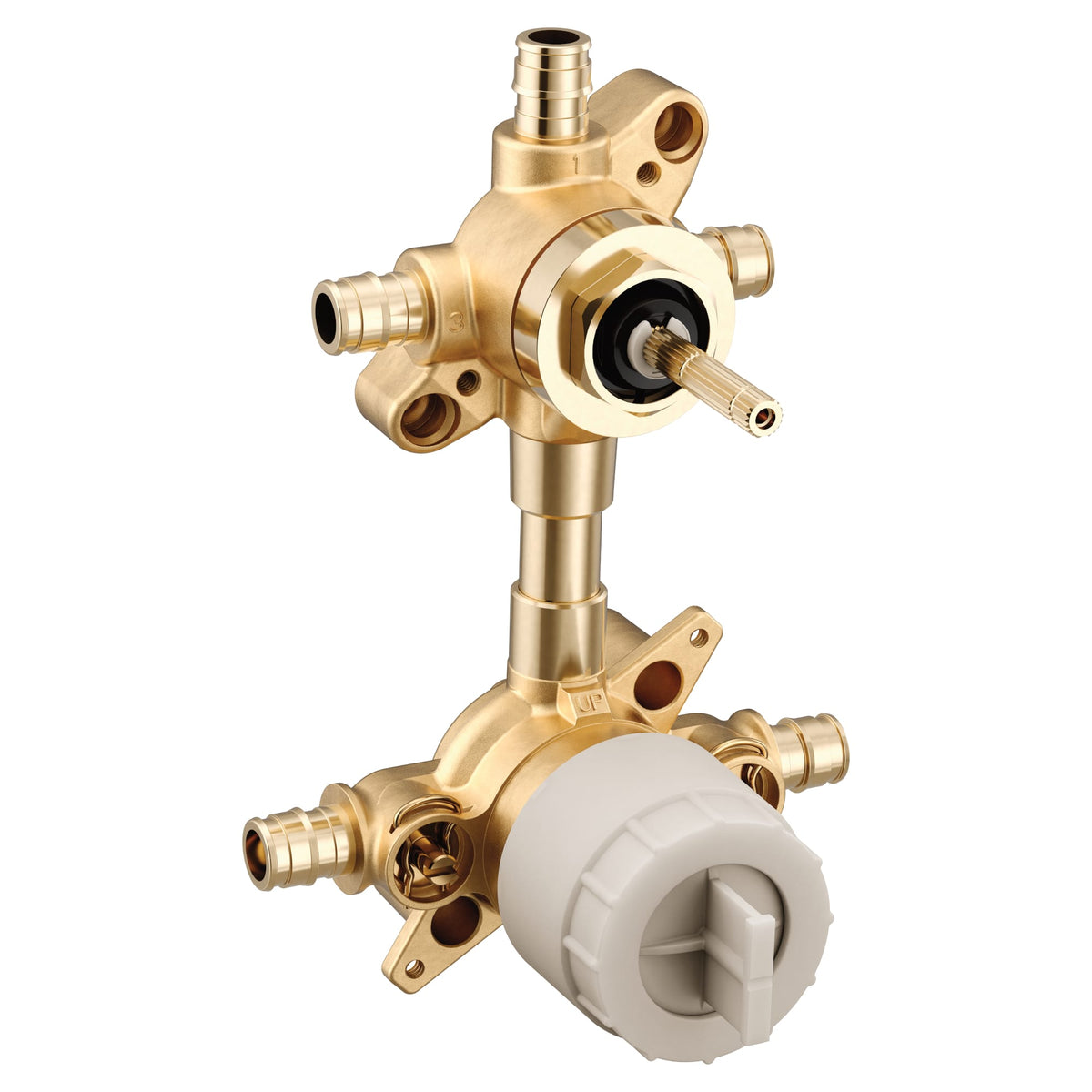 Moen U232CXS M-CORE 3-Series Valve with 2 or 3 Function Integrated Transfer Valve with Cold Expansion PEX Connections and Stops
