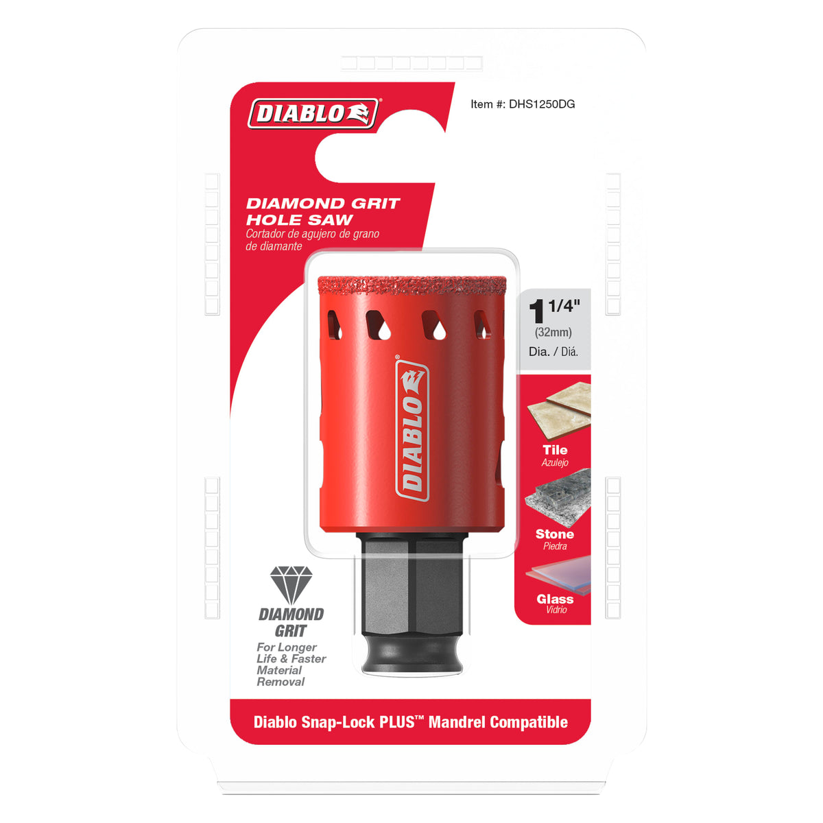 Diablo 1-1/4" Diamond Grit Hole Saw
