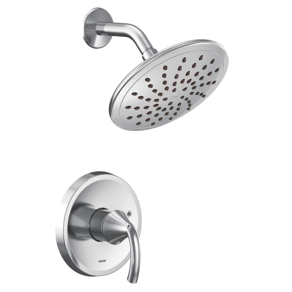 Moen Glyde M-CORE 2-Series Eco Performance 1-Handle Shower Trim Kit in Chrome (Valve Sold Separately)