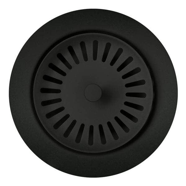 Color-Coordinated Metal Basket Strainer - Coal Black