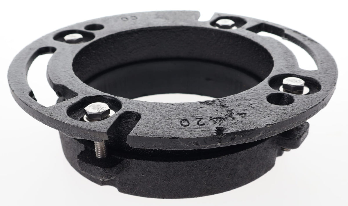 Pasco 4" x 2" Quick Set C/I Closet Flange