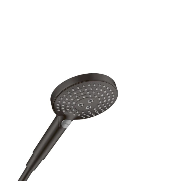 hansgrohe Raindance Select S Handshower 120 3-Jet PowderRain, 1.75 GPM in Matte Black