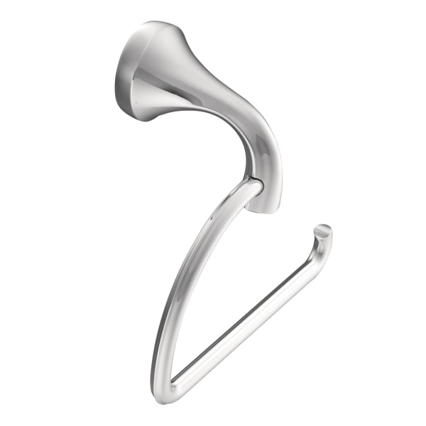 Moen Eva European Single Post Toilet Paper Holder in Chrome