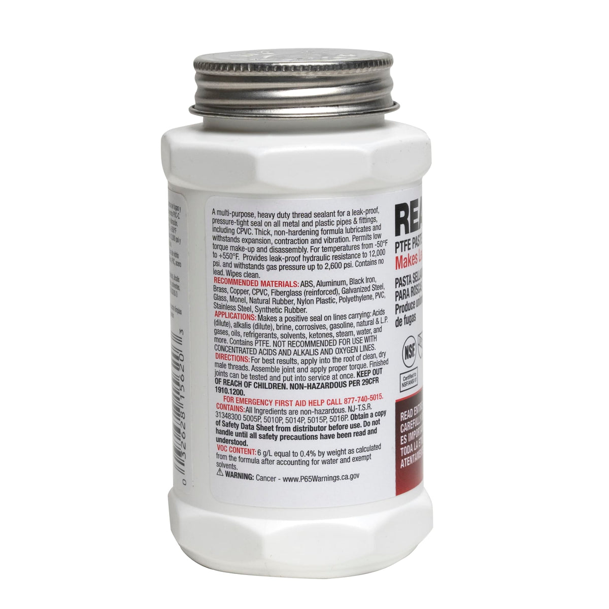 Hercules® 8 oz. Real Tuff™ PTFE Thread Sealant