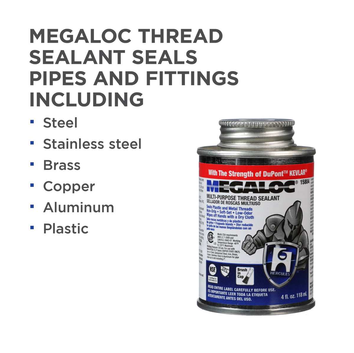Hercules® 4 oz. Megaloc® Thread Sealant
