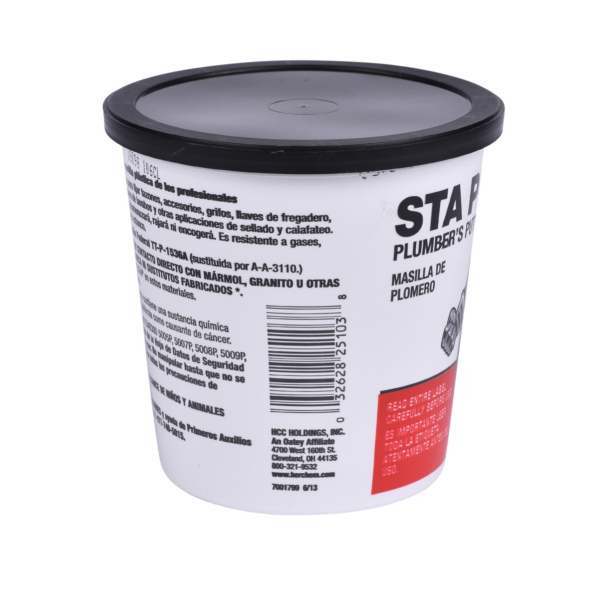 Hercules® Sta Put® 3 lb. Plumber's Putty