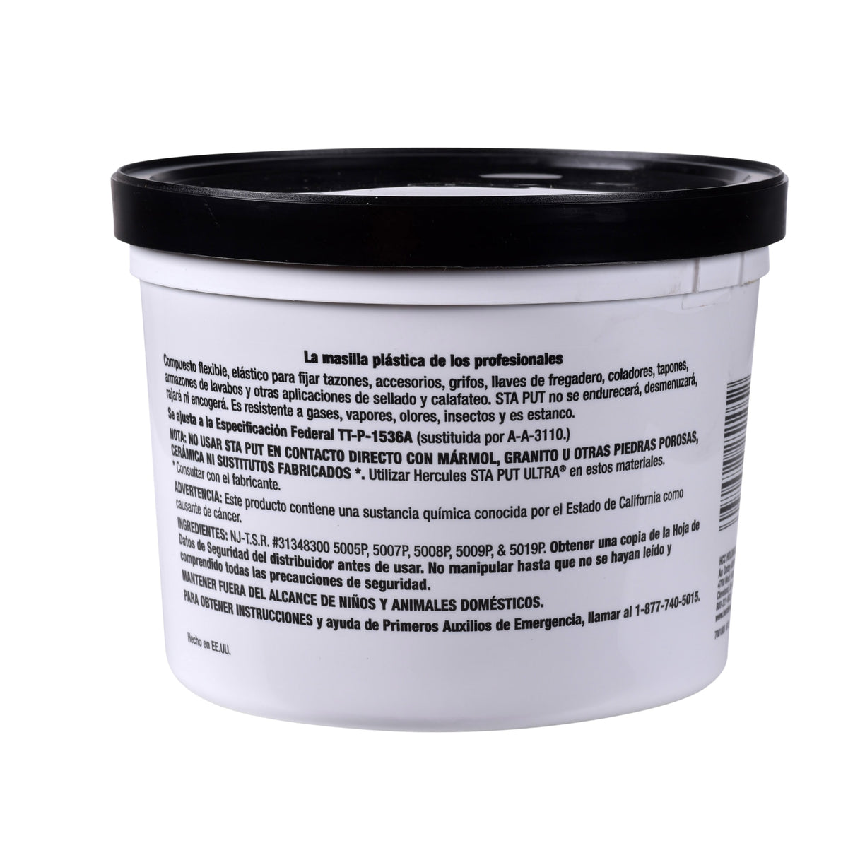 Hercules® Sta Put® 5 lb. Plumber's Putty