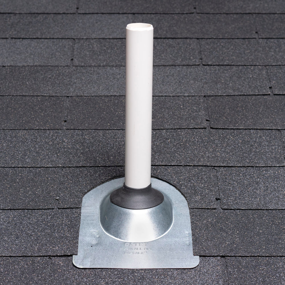 Oatey® 1.25 in. - 1.5 in. Galvanized No-Calk 9 in. x 12.5 in. Base Roof Flashing