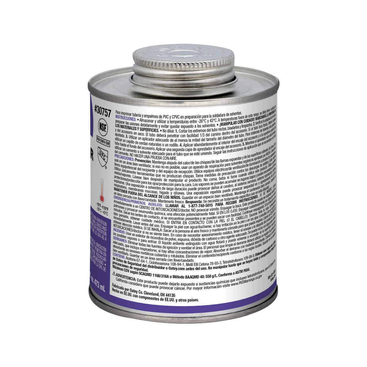 Oatey® 16 oz. Purple Primer