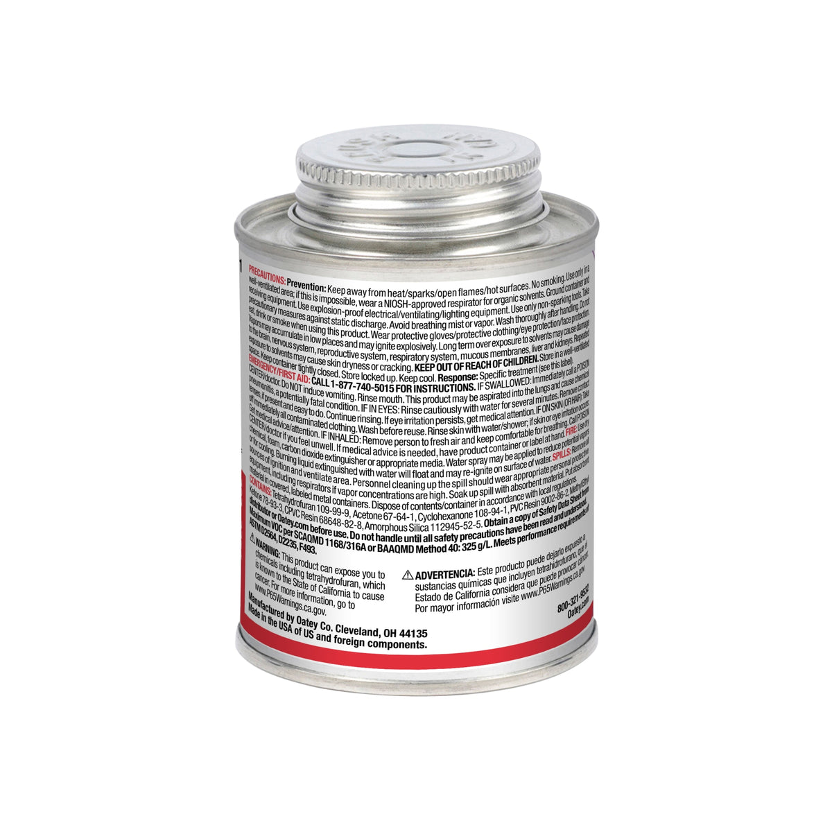Oatey® 8 oz. All-Purpose ABS, PVC and CPVC Clear Cement