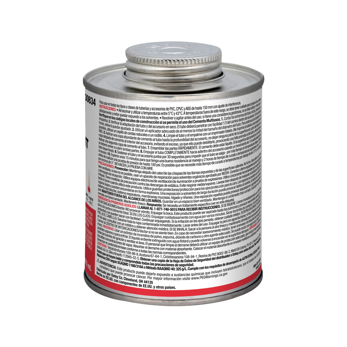 Oatey® 16 oz. All-Purpose ABS, PVC and CPVC Clear Cement
