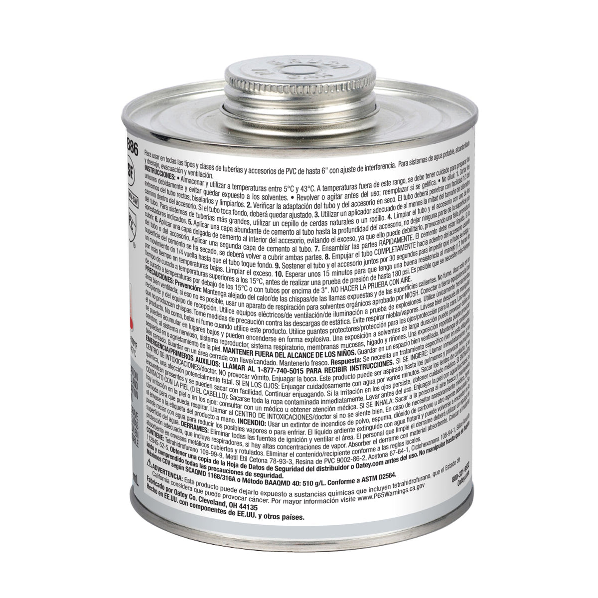 Oatey® 32 oz. PVC Medium Body Gray Cement