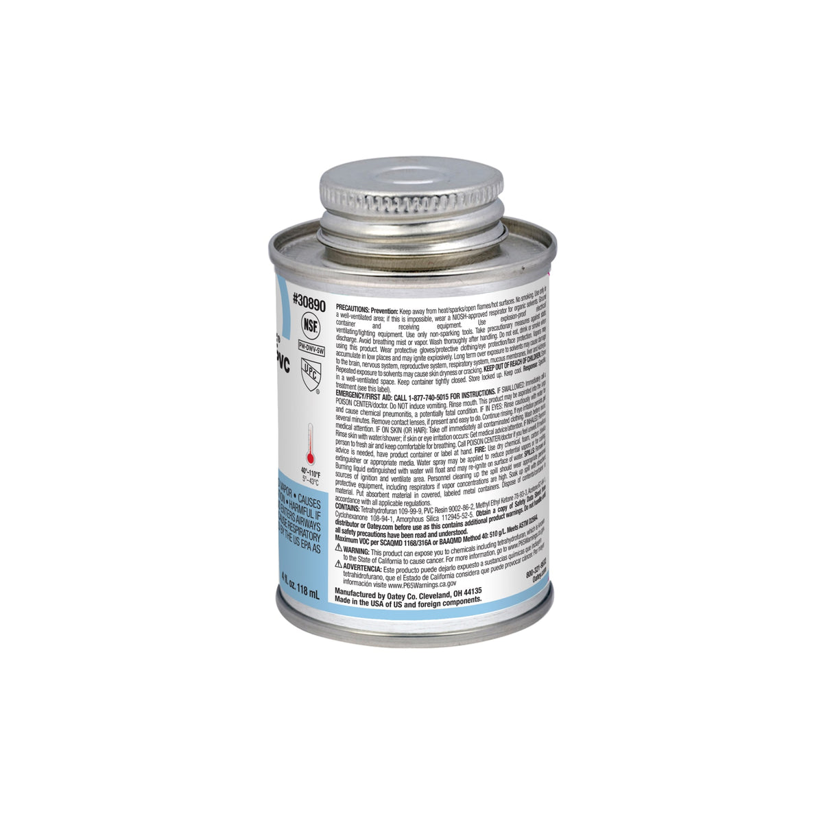 Oatey® 4 oz. PVC Rain-R-Shine® Body Blue Cement