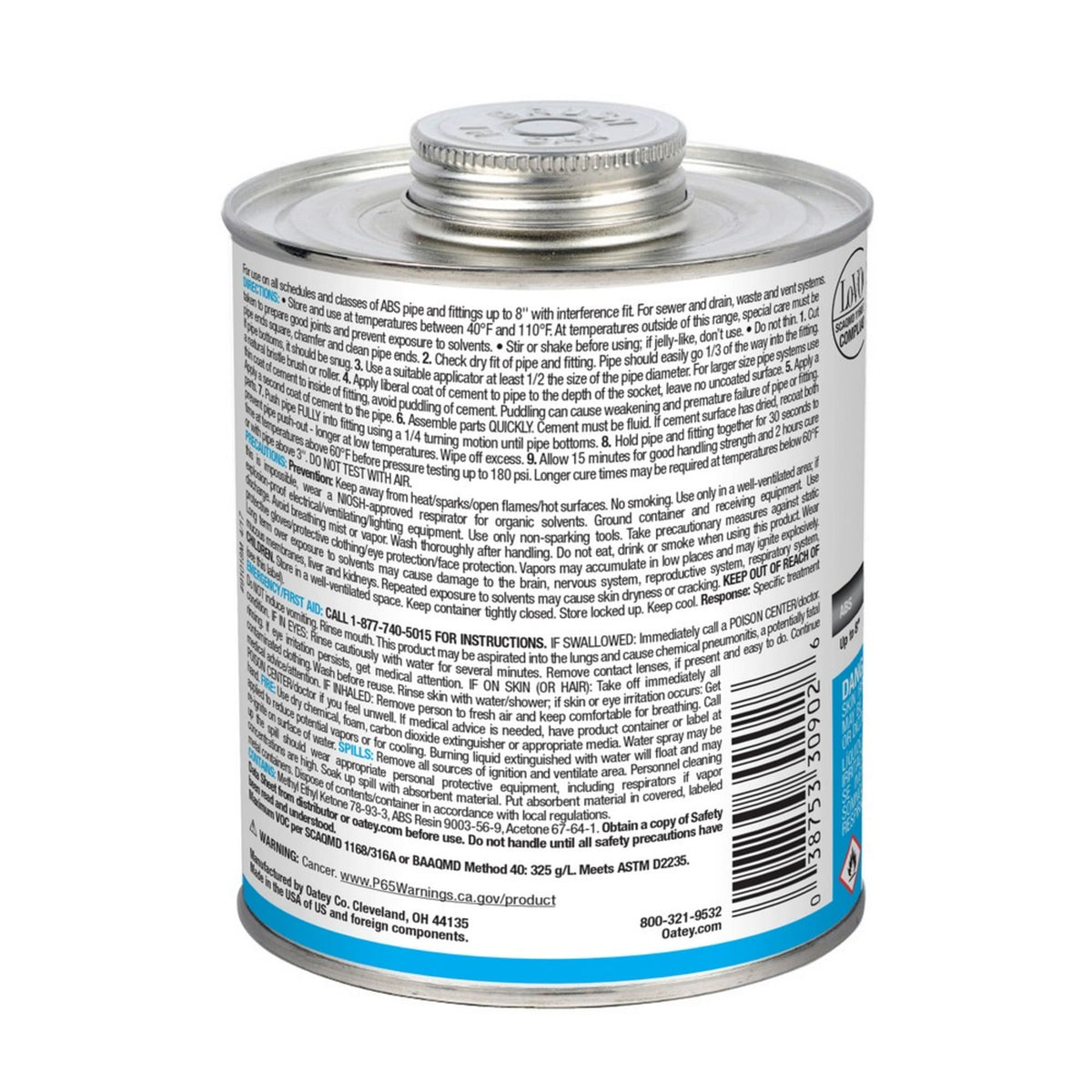 Oatey® 32 oz. ABS Black Cement