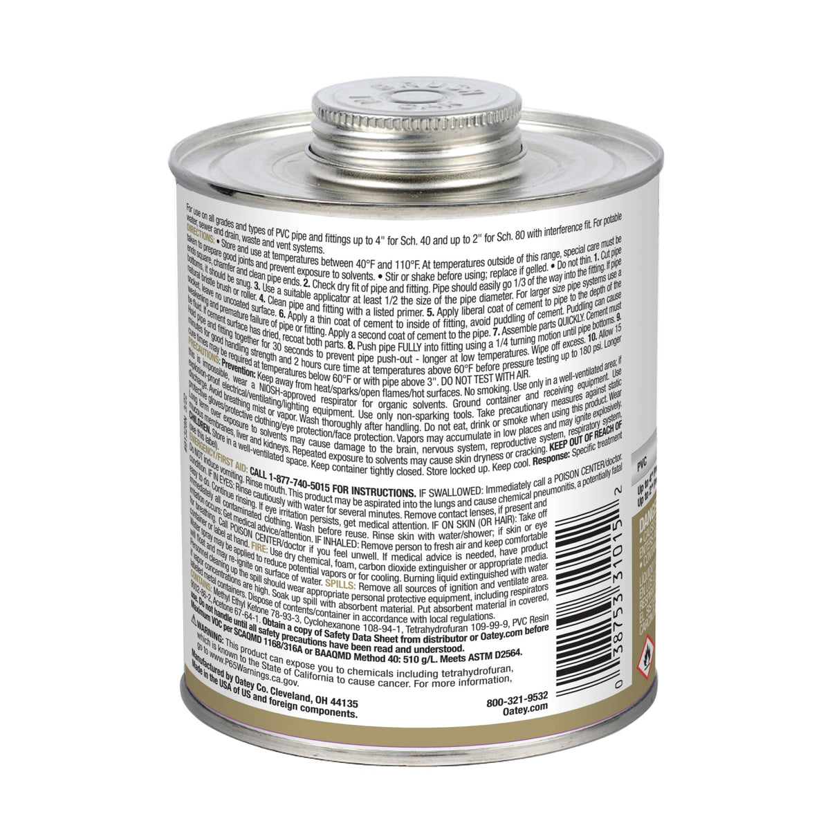Oatey® 32 oz. PVC Regular Body Clear Cement