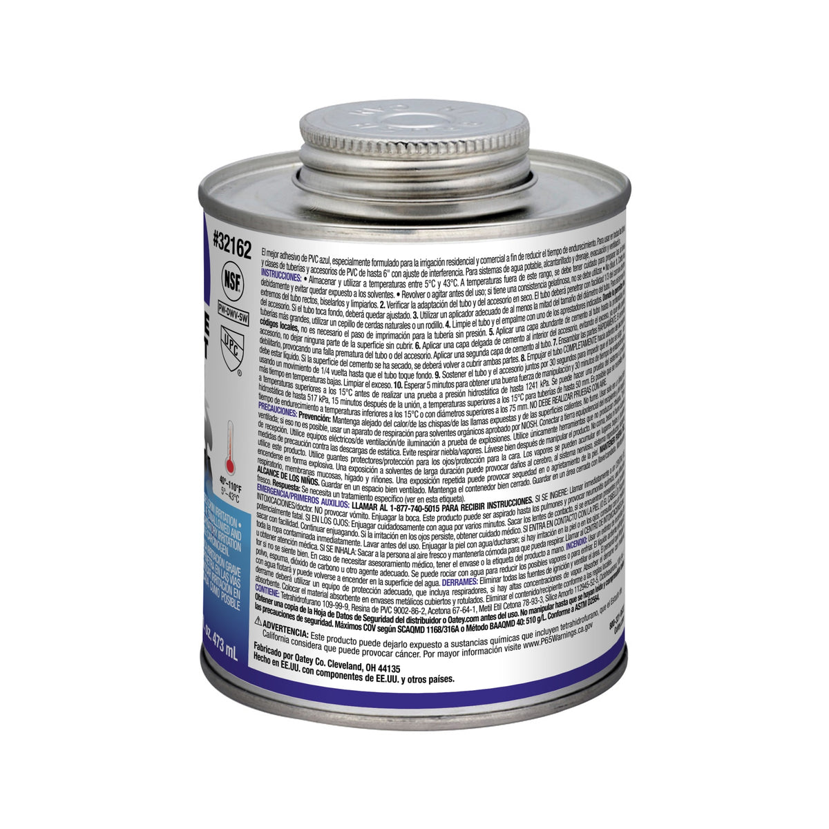 Oatey® 16 oz. PVC Blue Lava Hot Cement