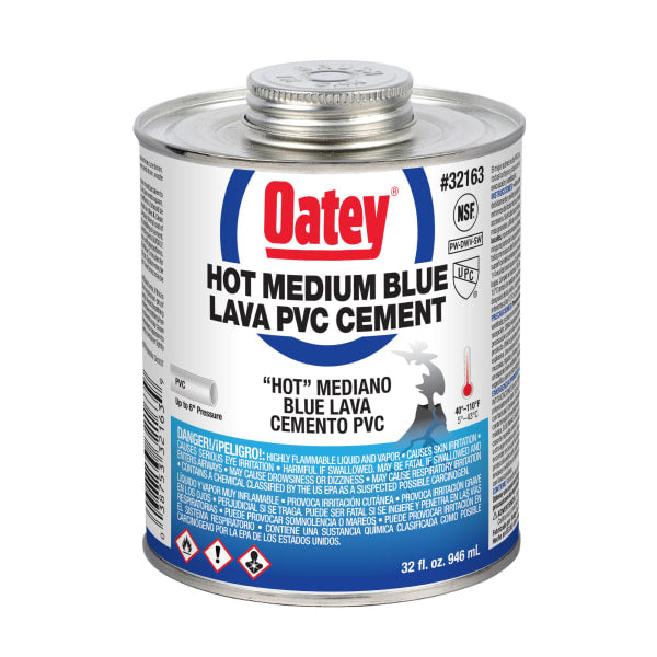 Oatey® 32 oz. PVC Blue Lava Hot Cement