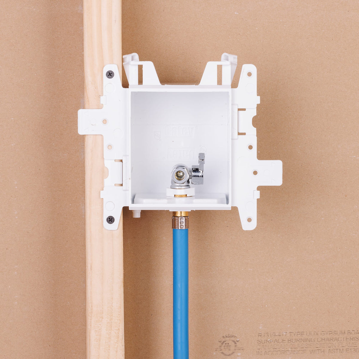 Oatey® MODA® 1-Valve F1807 PEX (Brass) Toilet and Dishwasher Supply Box - Standard Pack