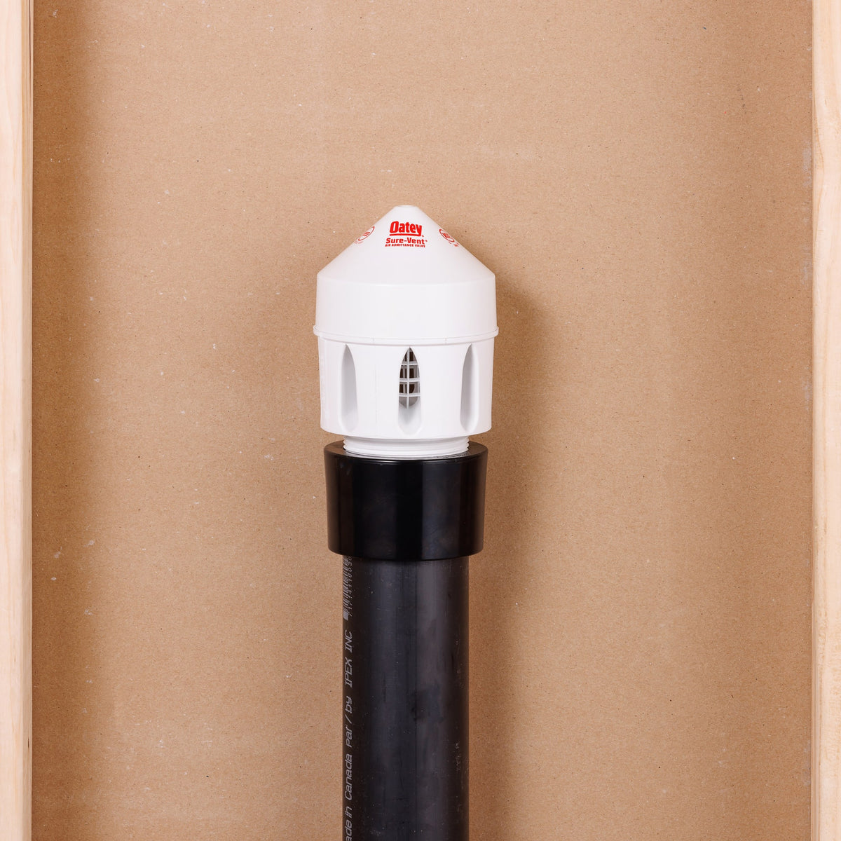 Oatey® Sure-Vent® 2 in. - 3 in. 160 Branch, 500 Stack DFU Air Admittance Valve with ABS Sch. 40 Adapter