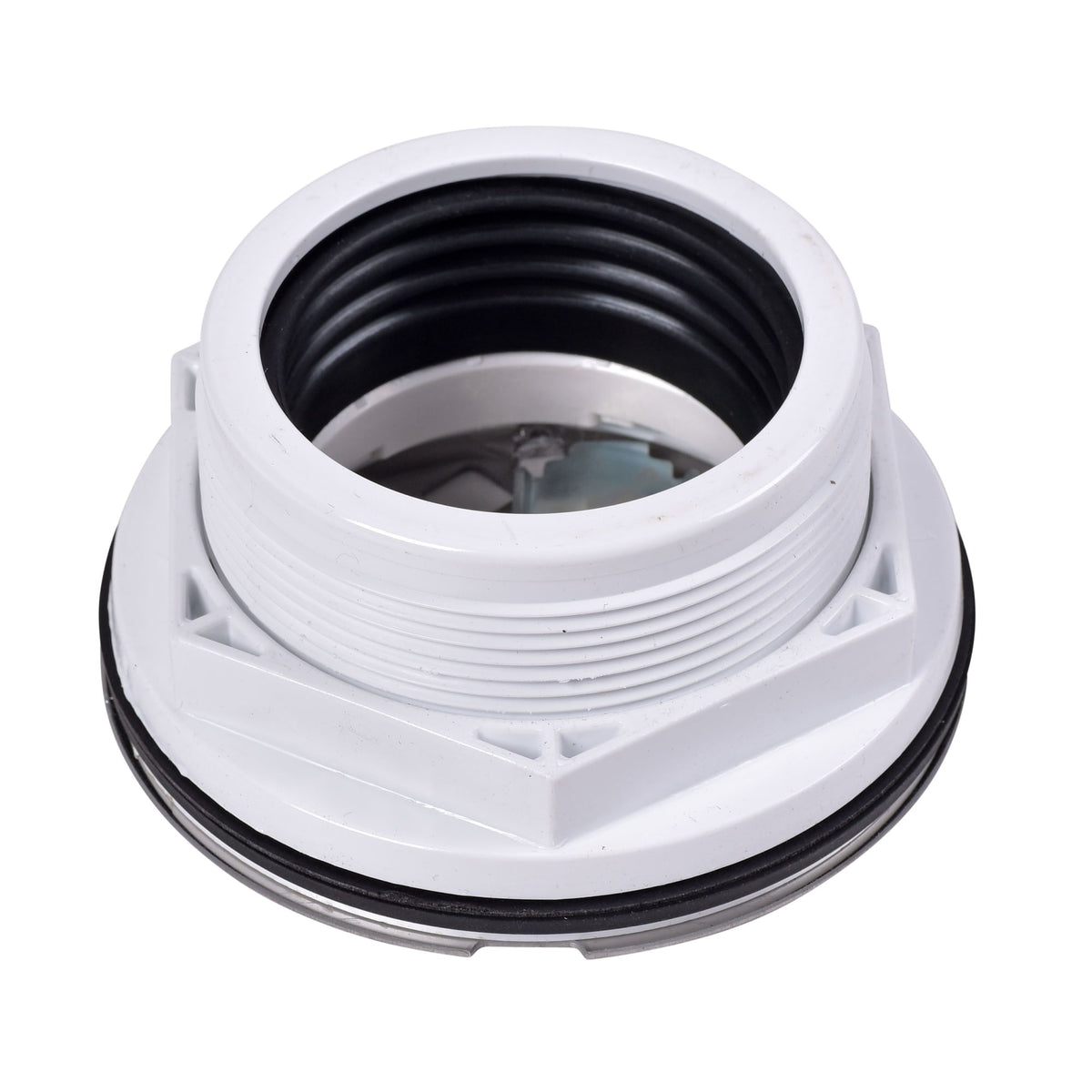 Oatey® 2 in. PVC No-Caulk Shower Drain with Round Stainless Steel Strainer