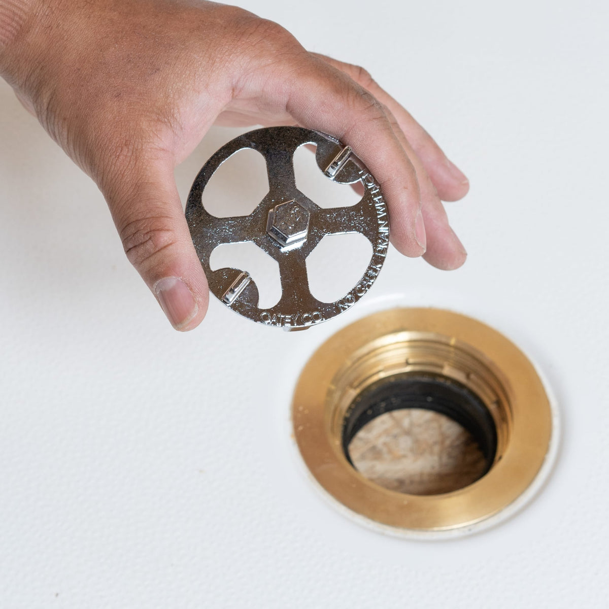 Oatey® No-Caulk Shower Drain Wrench - Carded