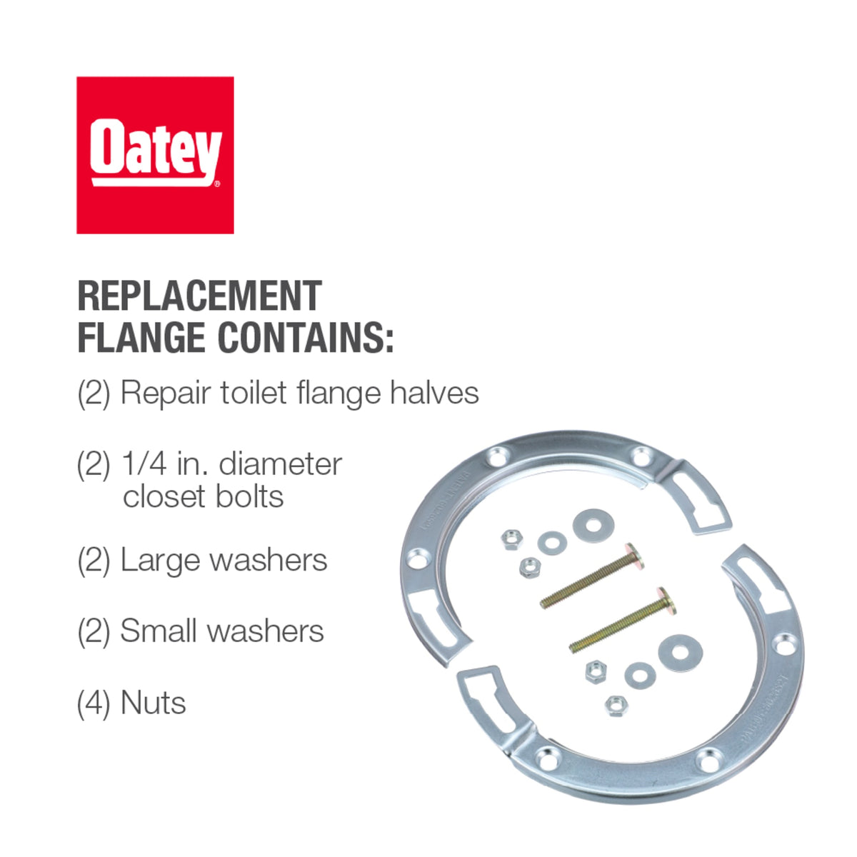 Oatey® Metal Replacement Flange