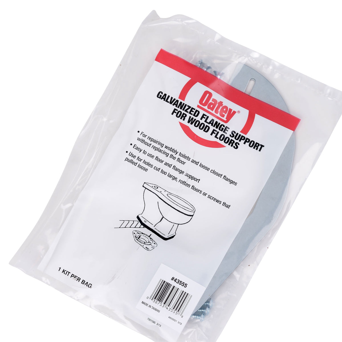 Oatey® Galvanized Wood Support Kit