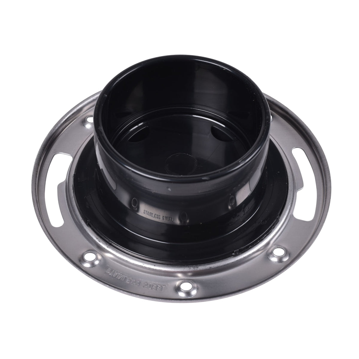 Oatey® 3 in. or 4 in. Easy Tap Closet Flange, ABS with Stainless Steel Ring