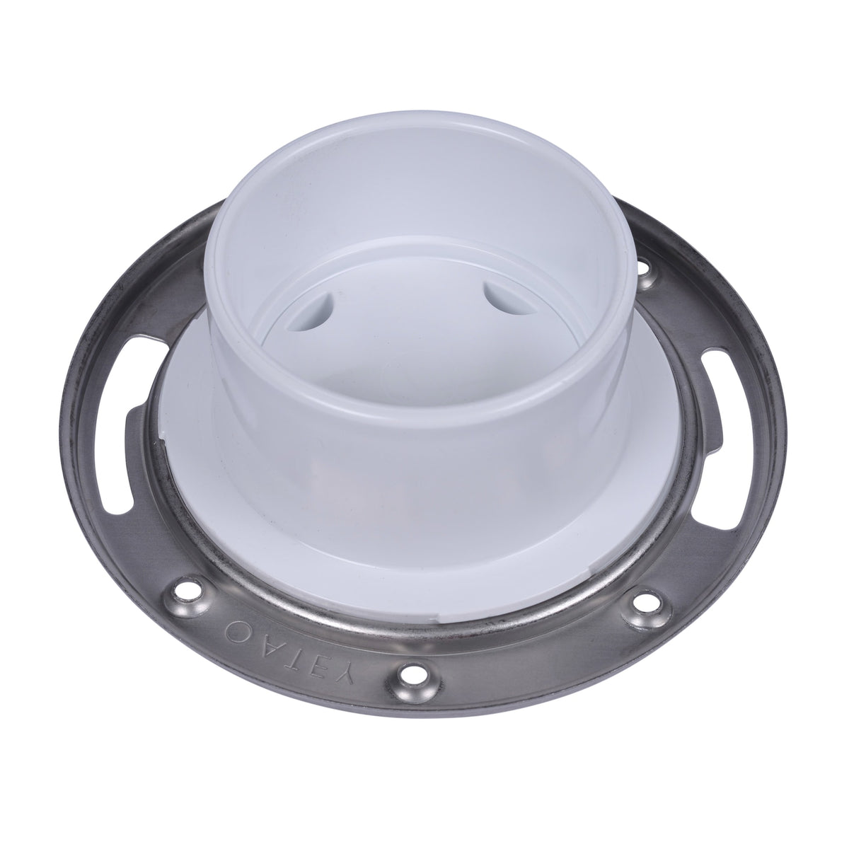Oatey® 3 in. or 4 in. Easy Tap Closet Flange, PVC with Stainless Steel Ring