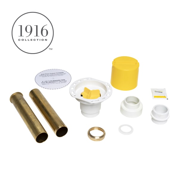 1916 Collection PVC Freestanding Tub Drain Kit