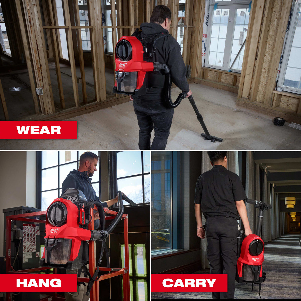 Milwaukee Tools M18 FUEL™ 3-in-1 Backpack Vacuum