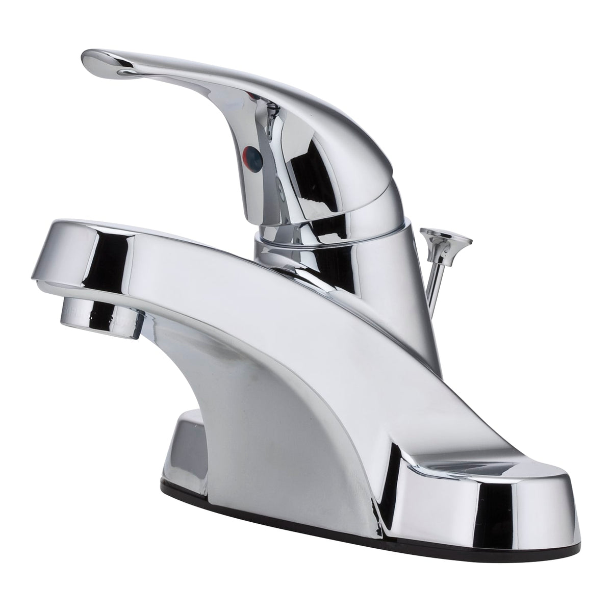 Pfister Faucets LG1427000 Pfirst Series Single Control 4" Centerset Bathroom Faucet in Polished Chrome
