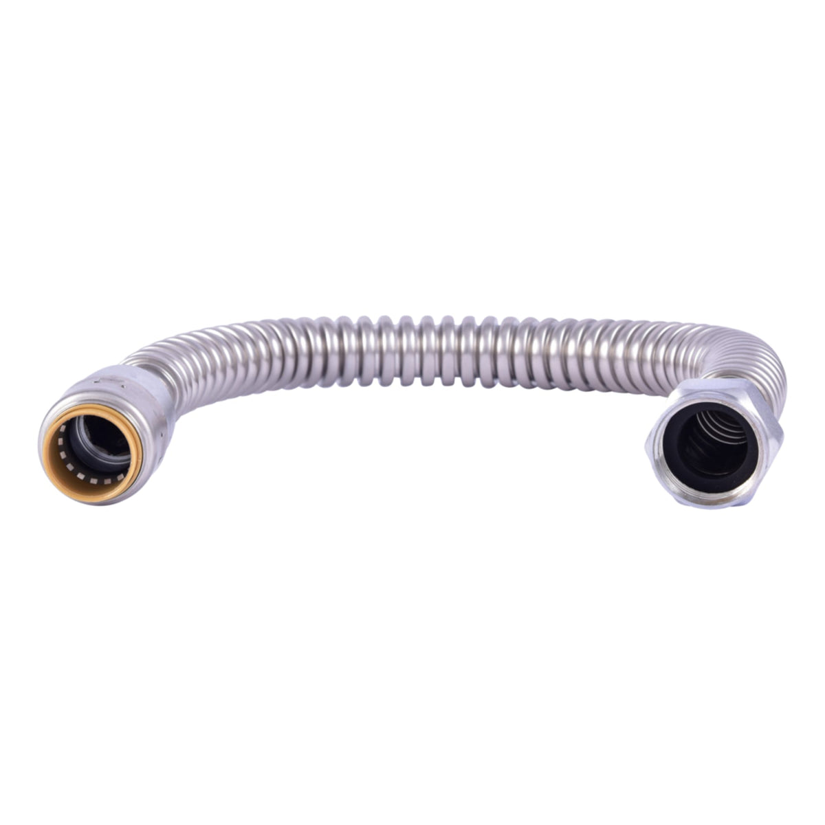 3/4" x 3/4" x 18" SharkBite Max Corrugated Water Softener Connector - (PTC x FIP)